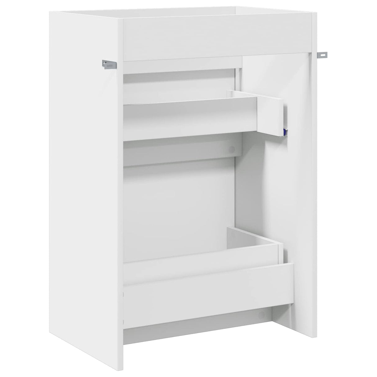 vidaXL Badkamer Onder Het Wastafel Kast Wit 56 x 37,5 x 81 cm