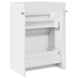 vidaXL Badkamer Onder Het Wastafel Kast Wit 56 x 37,5 x 81 cm