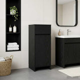 vidaXL Badkamerkast Wit 35 x 36,5 x 85 cm Bewerkt hout