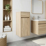 vidaXL Badkamerkast Wit 35 x 36,5 x 85 cm Bewerkt hout