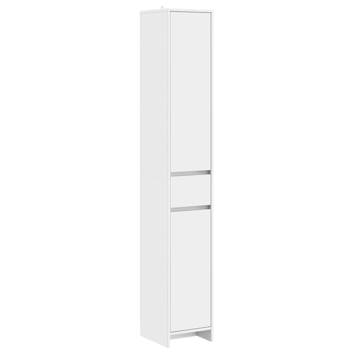 vidaXL Badkamerkast Wit 30 x 33 x 190 cm Bewerkt hout