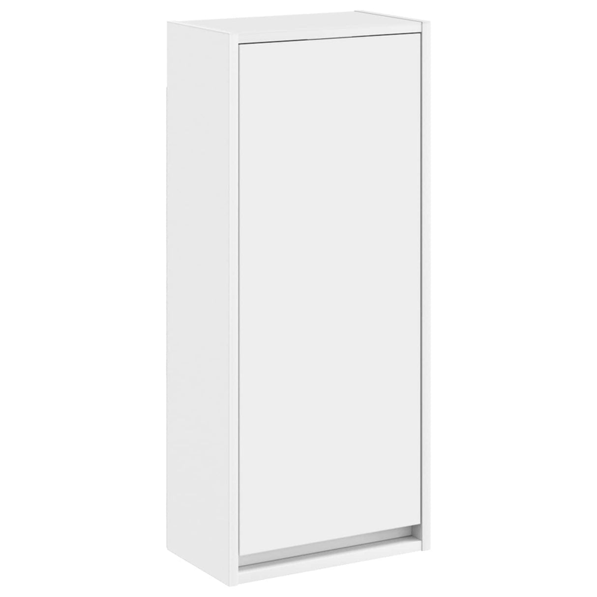 vidaXL Wandgemonteerde wastafelmeubel Wit 35 x 20 x 81 cm Bewerkt hout