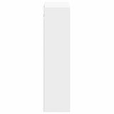 vidaXL Wandgemonteerde wastafelmeubel Wit 35 x 20 x 81 cm Bewerkt hout