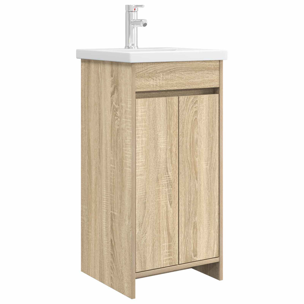 vidaXL Badkamermeubel Set Wit 61 x 40 x 84,5 cm Bewerkt hout