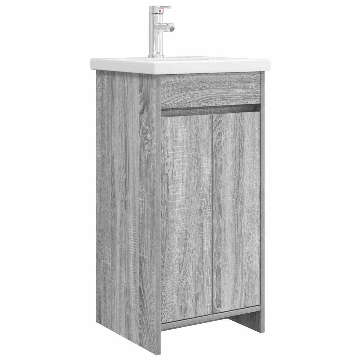vidaXL Badkamermeubel Set Wit 61 x 40 x 84,5 cm Bewerkt hout