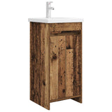 vidaXL Badkamermeubel Set Wit 61 x 40 x 84,5 cm Bewerkt hout