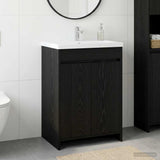 vidaXL Bathroom Under Sink Cabinet White 56 x 37.5 x 81 cm