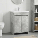 vidaXL Bathroom Under Sink Cabinet White 56 x 37.5 x 81 cm