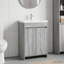 vidaXL Bathroom Under Sink Cabinet White 56 x 37.5 x 81 cm