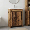 vidaXL Bathroom Under Sink Cabinet White 56 x 37.5 x 81 cm