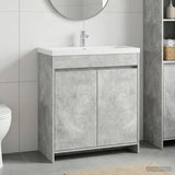 vidaXL Bathroom Under Sink Cabinet White 56 x 37.5 x 81 cm