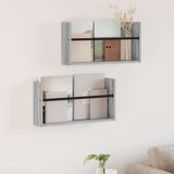 vidaXL Magazine Rack Black Oak 60 x 12 x 30 cm Engineered Wood