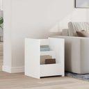vidaXL Tijdschriftenrek met plank Wit 35 x 35 x 45 cm Bewerkt hout