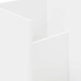 vidaXL Tijdschriftenrek met plank Wit 35 x 35 x 45 cm Bewerkt hout