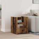 vidaXL Tijdschriftenrek met plank Wit 35 x 35 x 45 cm Bewerkt hout
