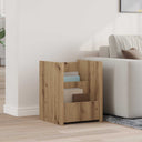 vidaXL Tijdschriftenrek met plank Wit 35 x 35 x 45 cm Bewerkt hout