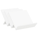 vidaXL Tijdschriftenrek met plank Wit 53 x 40 x 28.5 cm Bewerkt hout