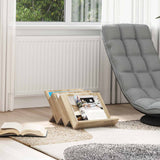 vidaXL Tijdschriftenrek met plank Wit 53 x 40 x 28.5 cm Bewerkt hout