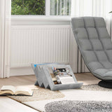 vidaXL Tijdschriftenrek met plank Wit 53 x 40 x 28.5 cm Bewerkt hout