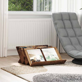 vidaXL Tijdschriftenrek met plank Wit 53 x 40 x 28.5 cm Bewerkt hout
