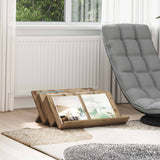 vidaXL Tijdschriftenrek met plank Wit 53 x 40 x 28.5 cm Bewerkt hout