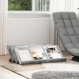 vidaXL Tijdschriftenrek met plank Wit 53 x 40 x 28.5 cm Bewerkt hout