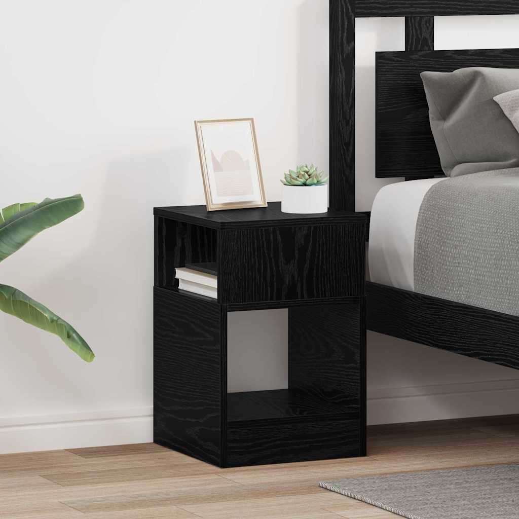 vidaXL Bijzettafel Wit 30,5 x 30 x 45 cm Bewerkt hout