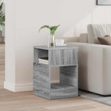 vidaXL Bijzettafel Wit 30,5 x 30 x 45 cm Bewerkt hout