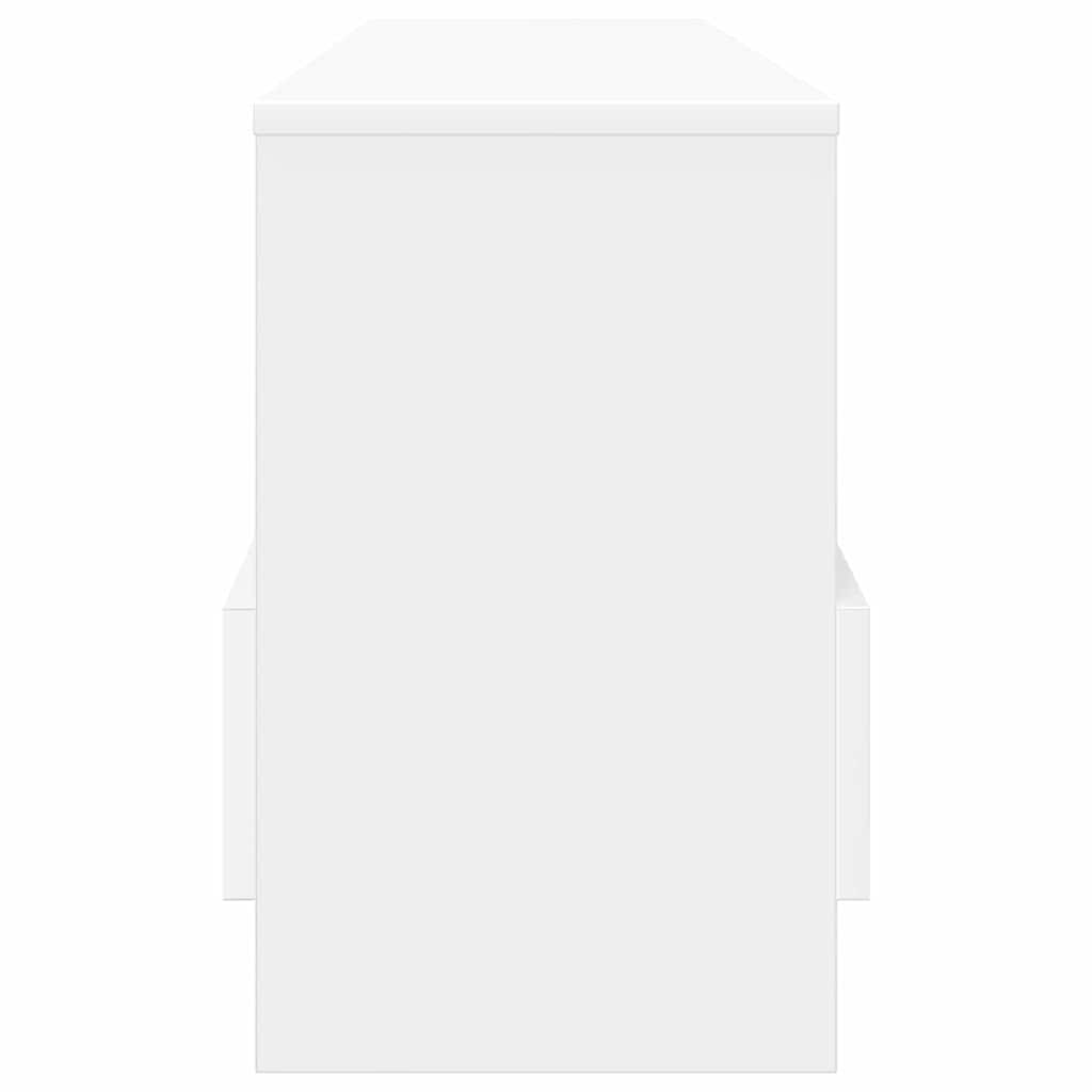 vidaXL Magazine Rack White 102 x 30 x 45 cm