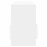 vidaXL Magazine Rack White 102 x 30 x 45 cm