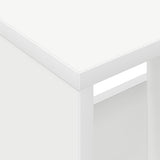 vidaXL Magazine Rack White 102 x 30 x 45 cm