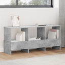vidaXL Magazine Rack White 102 x 30 x 45 cm