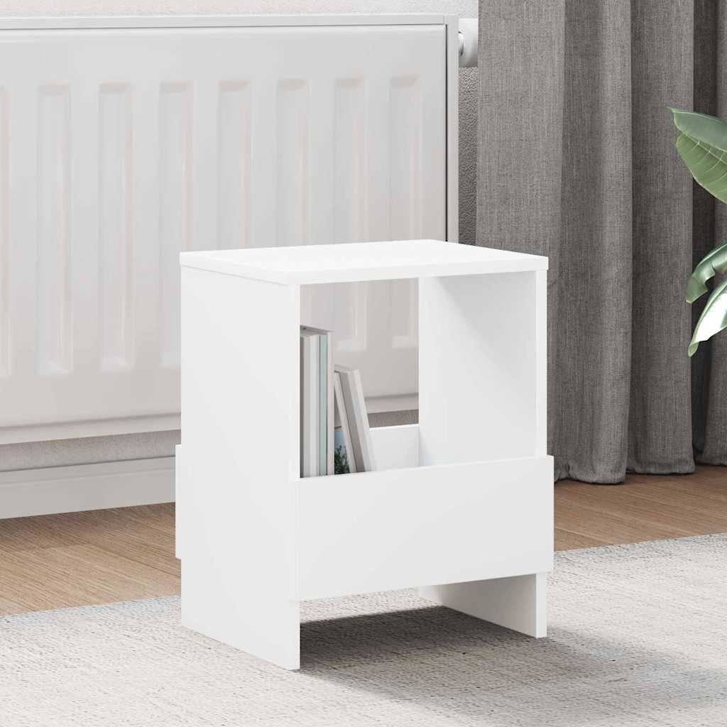 vidaXL Magazine Rack White 102 x 30 x 45 cm