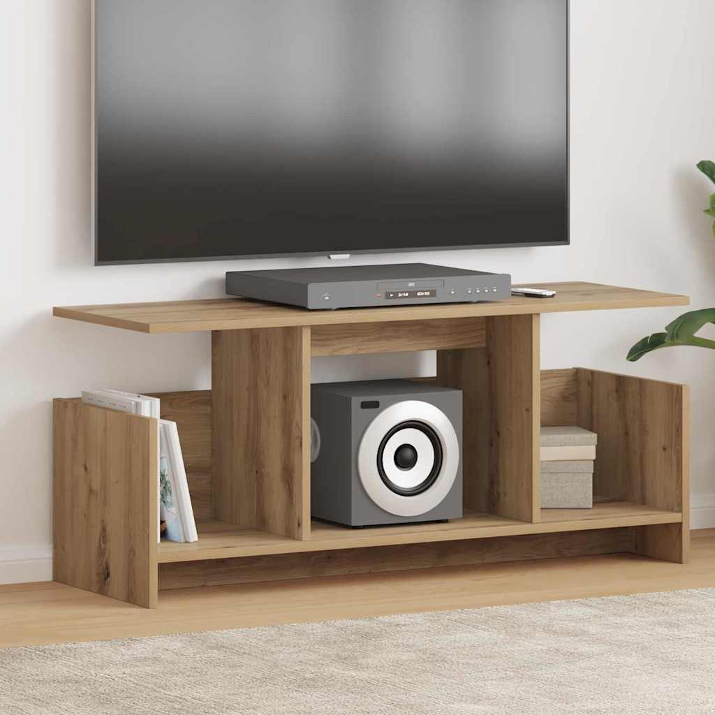 vidaXL TV Stand White 102 x 35 x 45 cm Engineered Wood