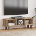 vidaXL TV Stand Wit 100 x 35 x 35 cm Bewerkt hout