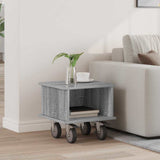 vidaXL TV Stand Wit 100 x 35 x 35 cm Bewerkt hout