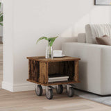 vidaXL TV Stand Wit 100 x 35 x 35 cm Bewerkt hout
