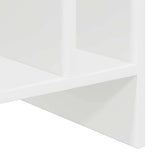 vidaXL Platenkast met plank Wit 78,5 x 35 x 45 cm Bewerkt hout