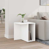 vidaXL Side Table White 37 x 32 x 40 cm Engineered Wood