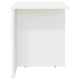 vidaXL Side Table White 37 x 32 x 40 cm Engineered Wood