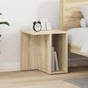 vidaXL Side Table White 37 x 32 x 40 cm Engineered Wood