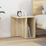 vidaXL Side Table White 37 x 32 x 40 cm Engineered Wood