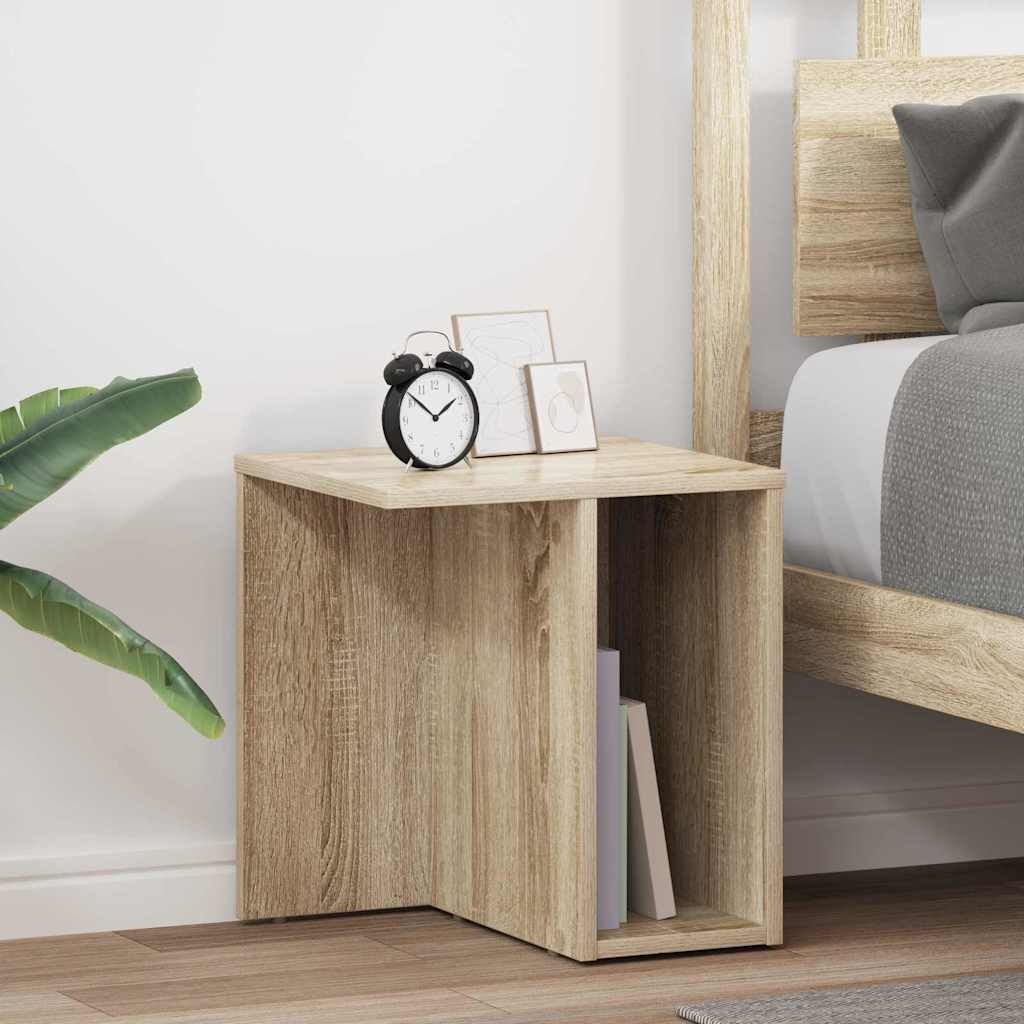 vidaXL Side Table White 37 x 32 x 40 cm Engineered Wood