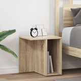 vidaXL Side Table White 37 x 32 x 40 cm Engineered Wood