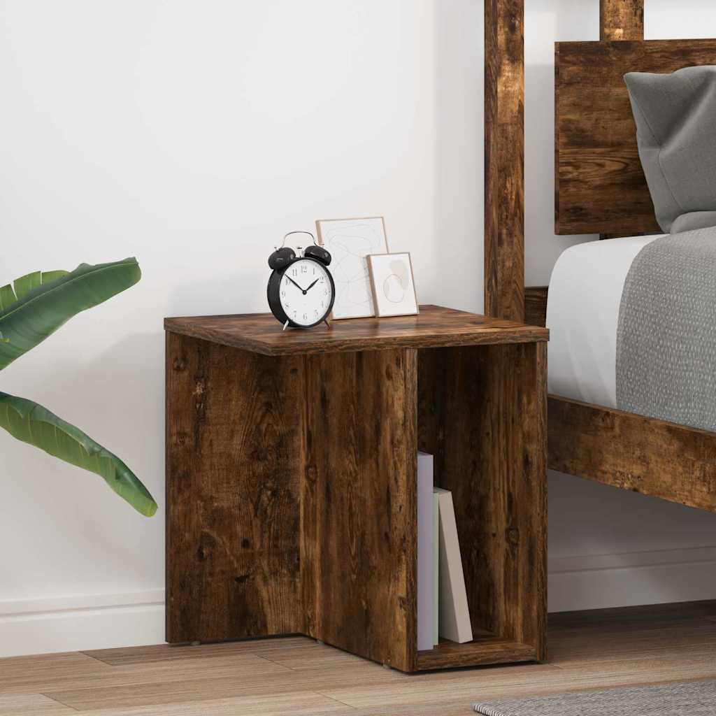vidaXL Side Table White 37 x 32 x 40 cm Engineered Wood