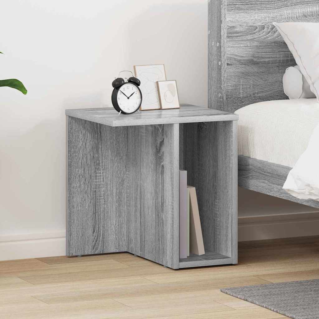 vidaXL Side Table White 37 x 32 x 40 cm Engineered Wood