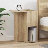 vidaXL Bijzettafel Wit 35 x 40 x 55 cm Bewerkt hout