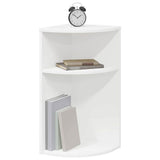 vidaXL Bijzettafel Wit 29,6 x 29,6 x 60 cm Bewerkt hout