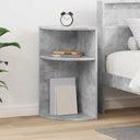 vidaXL Bijzettafel Wit 29,6 x 29,6 x 60 cm Bewerkt hout