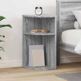vidaXL Bijzettafel Wit 29,6 x 29,6 x 60 cm Bewerkt hout